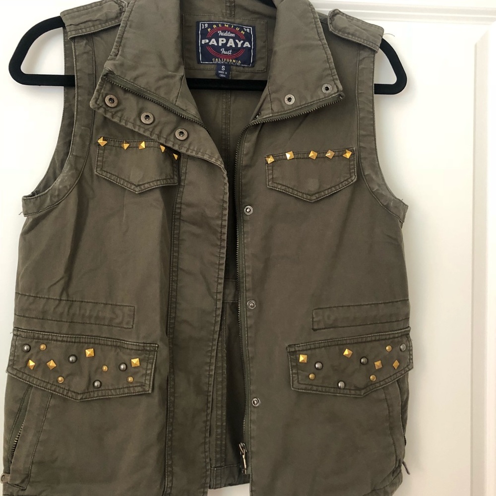 Papaya Cargo Vest